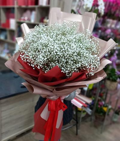 Букет цветов из: Гипсофила в Орешки