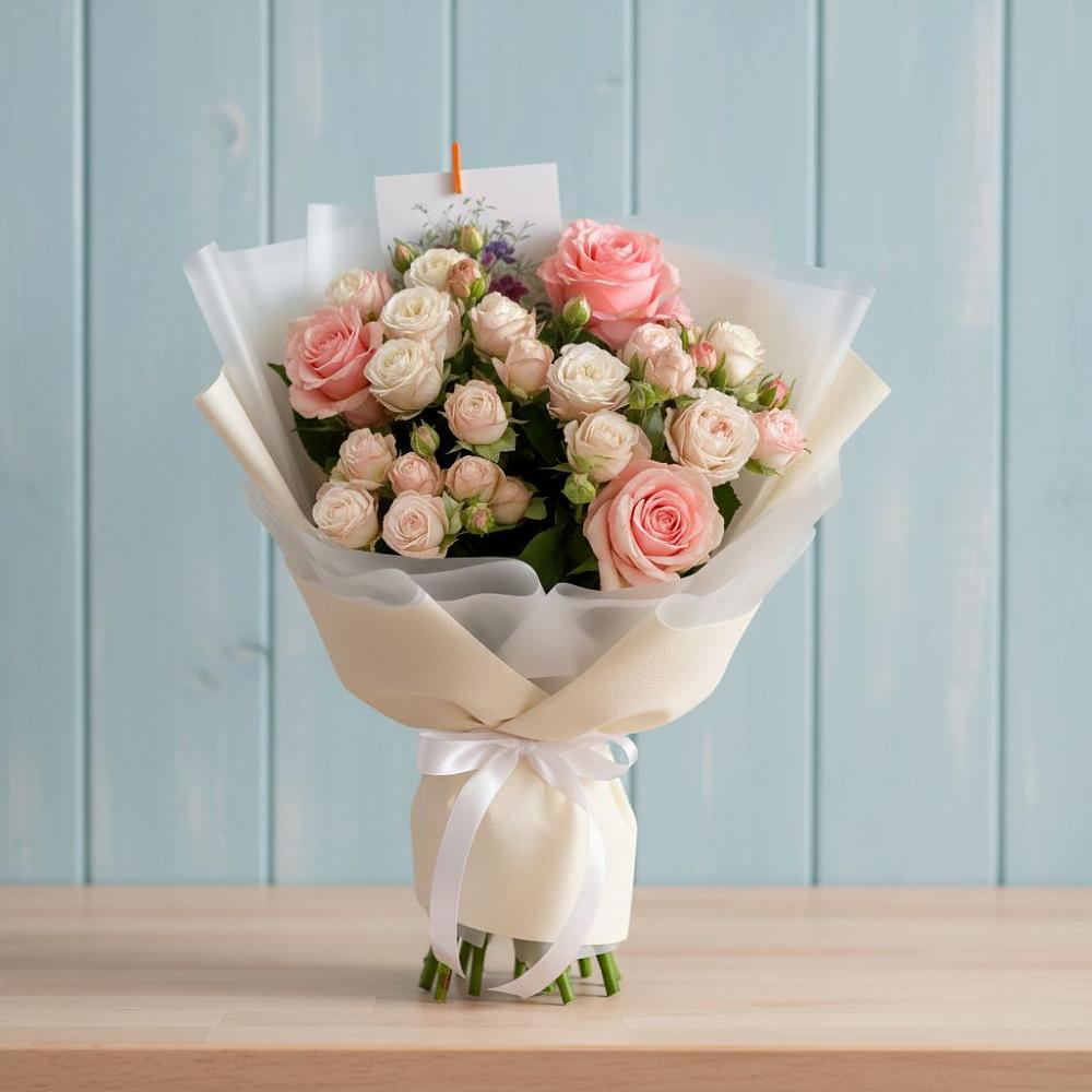 Букет голос любви в Орешки Букет цветов из: Розы в Орешки